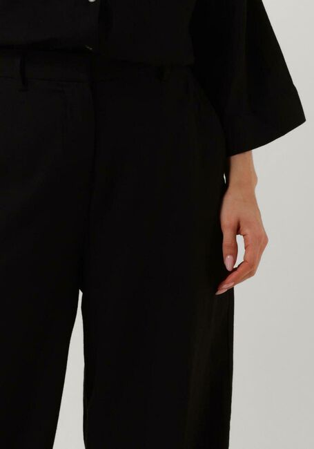 Zwarte MSCH COPENHAGEN Wijde broek MSCHJOVENE GINIA HW PANT - large