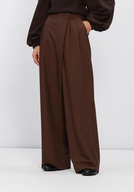 HARPER & YVE Pantalon large SYDNEY-PA en marron - large