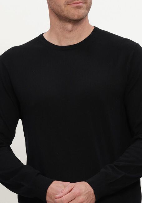 STEFANO LAURAN Pull ROUND NECK MERINO en noir - large