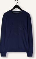PME LEGEND Pull CREWNECK PIQUE DOUBLE FACE SWEAT Bleu foncé PME LEGEND Pull CREWNECK PIQUE DOUBLE FACE SWEAT Bleu foncé - medium
