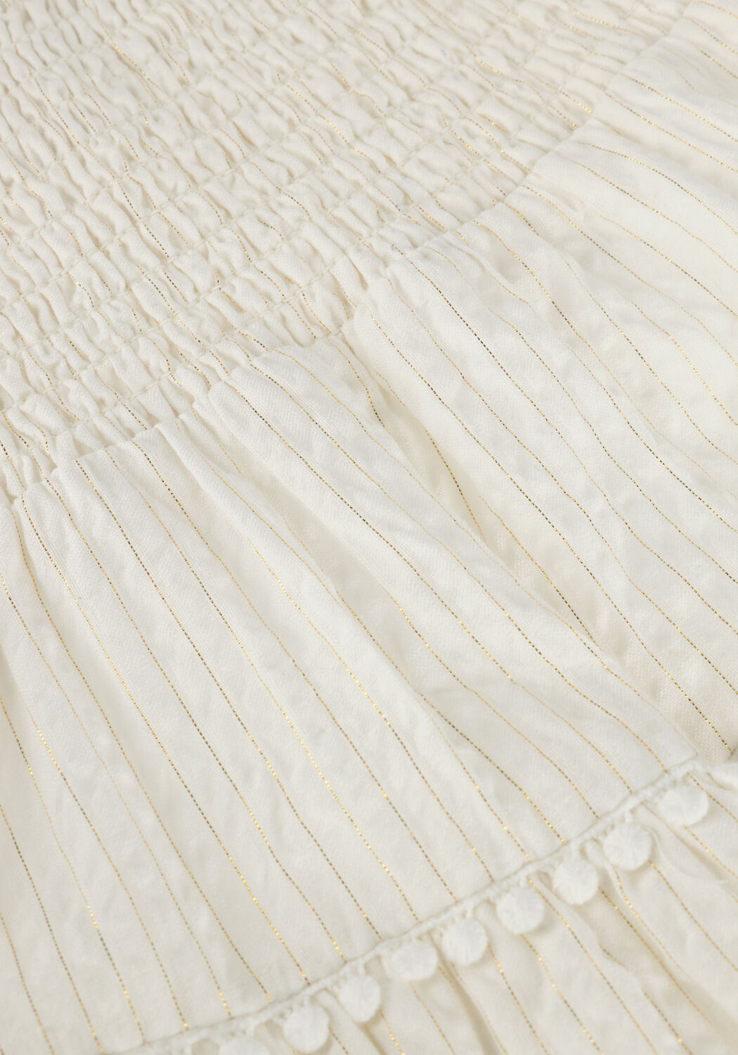 AI&KO Mini-jupe BILLI LUREX CO 523 G &Eacute;cru - large