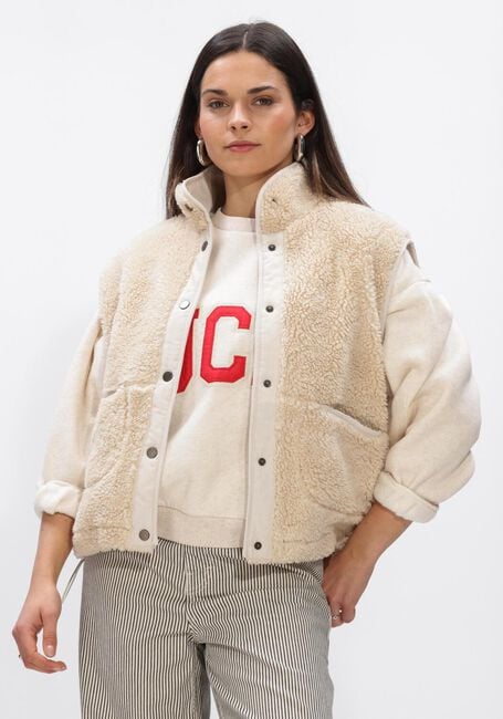 BY-BAR Veste sans manches STEVE SLEEVELESS JACKET &Eacute;cru - large