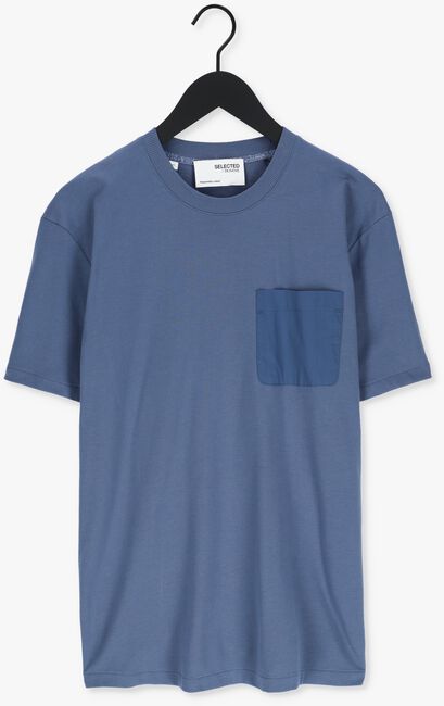 SELECTED HOMME T-shirt SLHRELAXARVID SS O-NECK en bleu - large