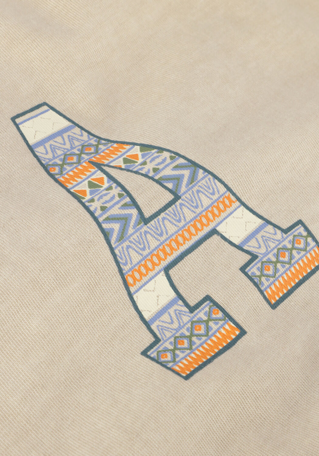 ANERKJENDT T-shirt AKKIKKI S/S PRINT TEE en beige - large