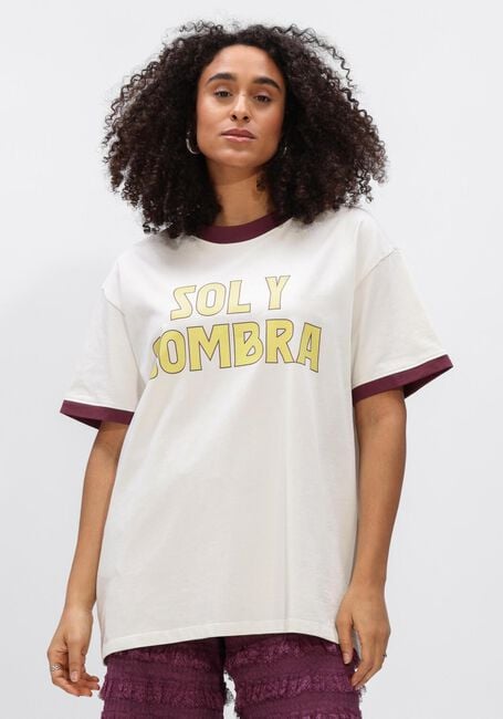 Ecru HARPER & YVE T-shirt SOL-SS - large