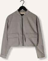 Beige ALIX THE LABEL Jack LADIES WOVEN CROPPED BOUCLE JACKET Beige ALIX THE LABEL Jack LADIES WOVEN CROPPED BOUCLE JACKET - medium