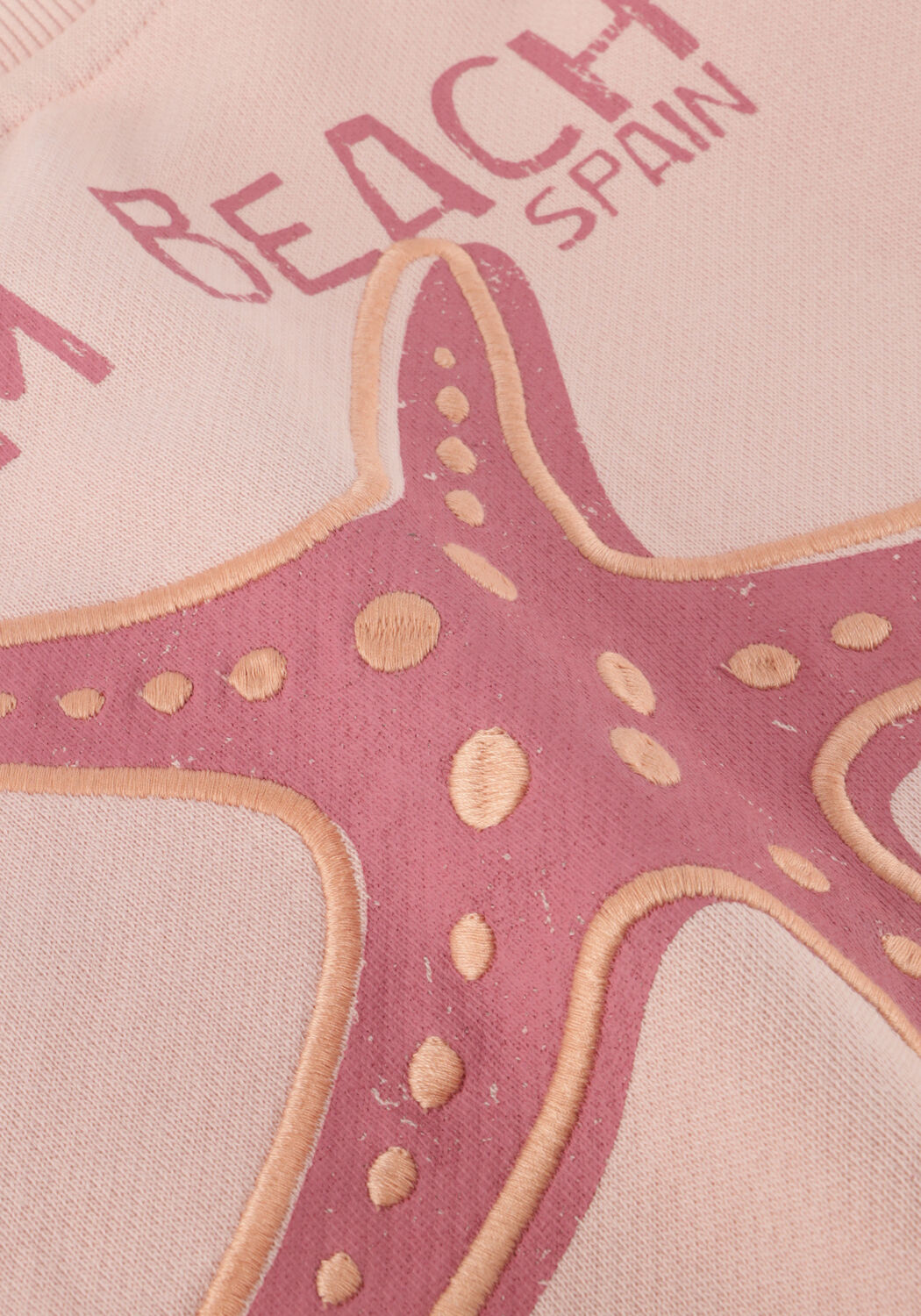 DAILY7 Chandail SWEATER BACKPRINT Rose clair - large