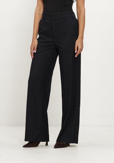 Zwarte NEO NOIR Pantalon NATHALIE SLIM PINSTRIPE PANTS - large