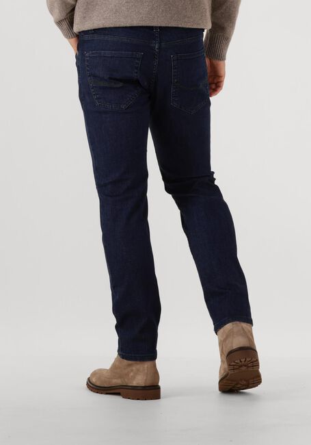 Donkerblauwe PIERRE CARDIN Slim fit jeans LYON TAPERED - large
