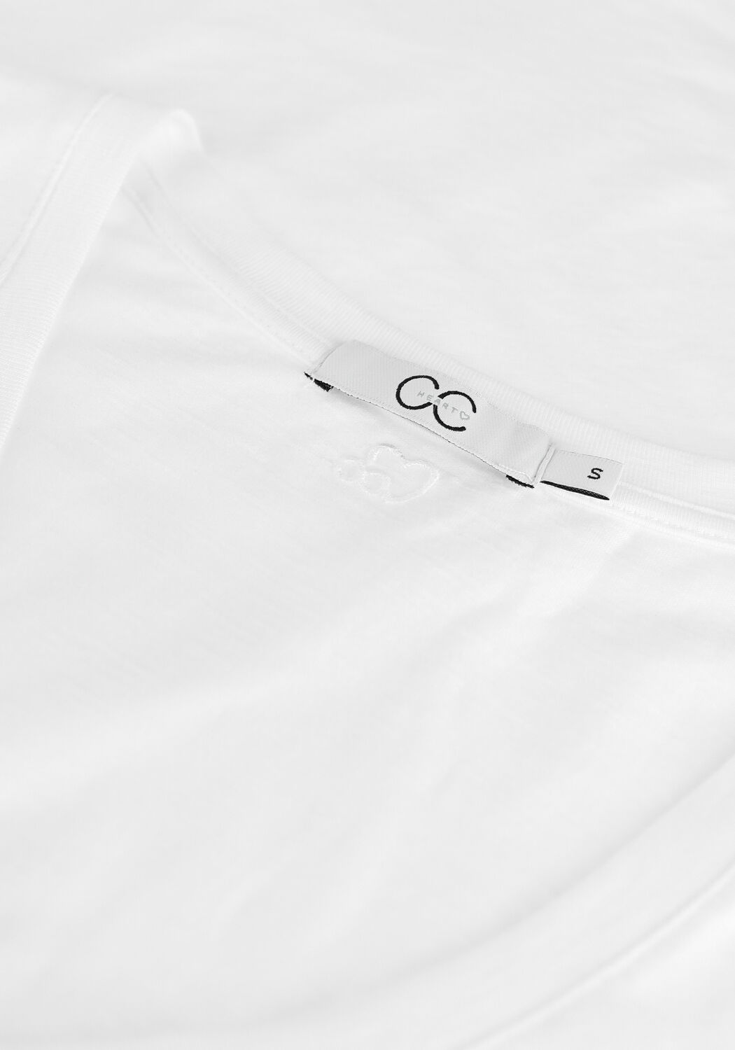 Gebroken wit CC HEART T-shirt BASIC V-NECK TSHIRT - large
