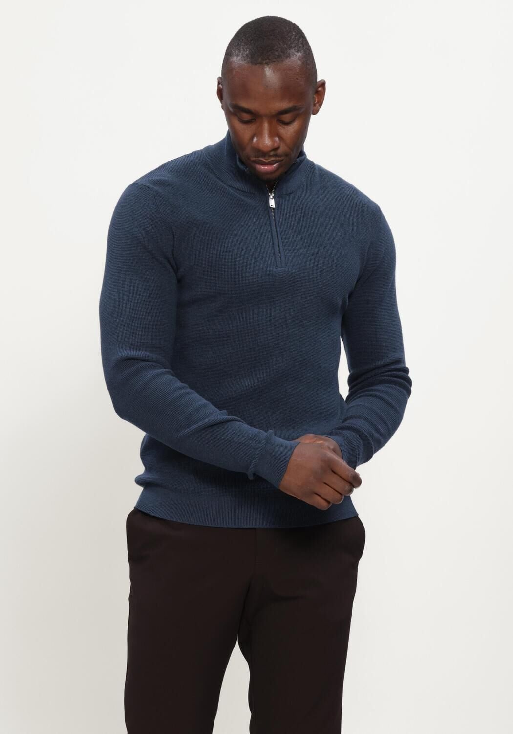 MATINIQUE Pull MALAGOON Z Bleu fonc&eacute; - large