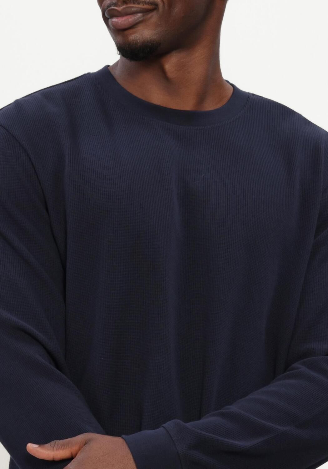 BOSS ORANGE Pull WE TEMPEST Bleu fonc&eacute; - large