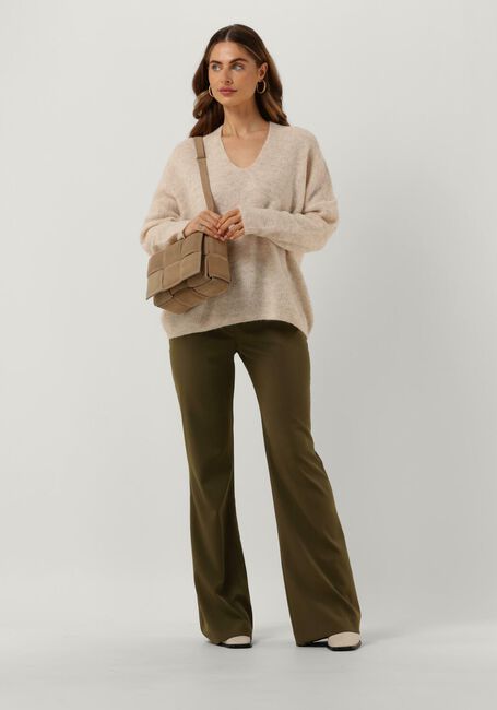 MOS MOSH Pull THORA V-NECK KNIT Écru - large