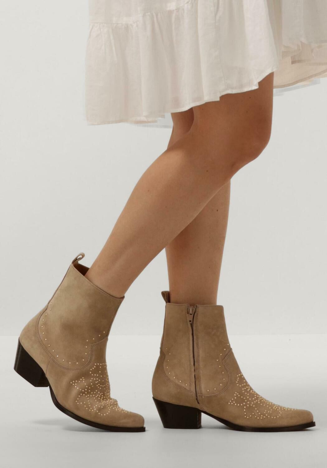 Toral shop enkellaarsjes beige