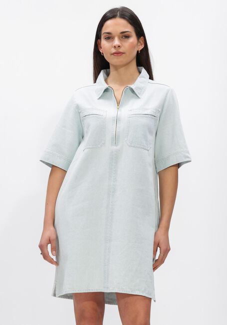Lichtblauwe BY-BAR Mini jurk PHILIPE DRESS - large