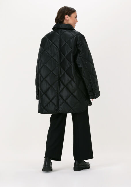 Zwarte STAND STUDIO Leren jas NANNA JACKET - large