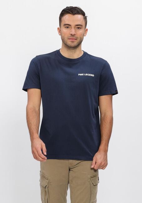 PME LEGEND T-shirt GD SPRAY SINGLE JERSEY en bleu - large