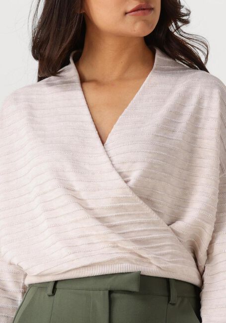 ANOTHER LABEL Pull LEN KNITTED PULL L/S en rose - large