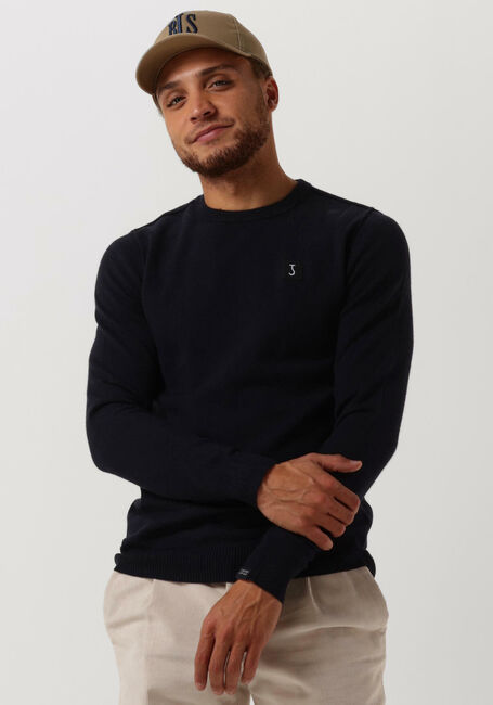 BUTCHER OF BLUE Pull CLIFDEN CREW en bleu - large