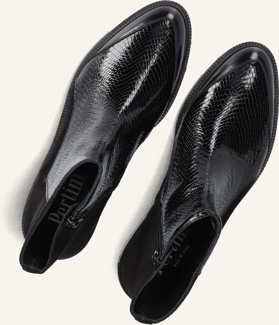 Zwarte PERTINI Enkellaarsjes 32848 Zwarte PERTINI Enkellaarsjes 32848 - large