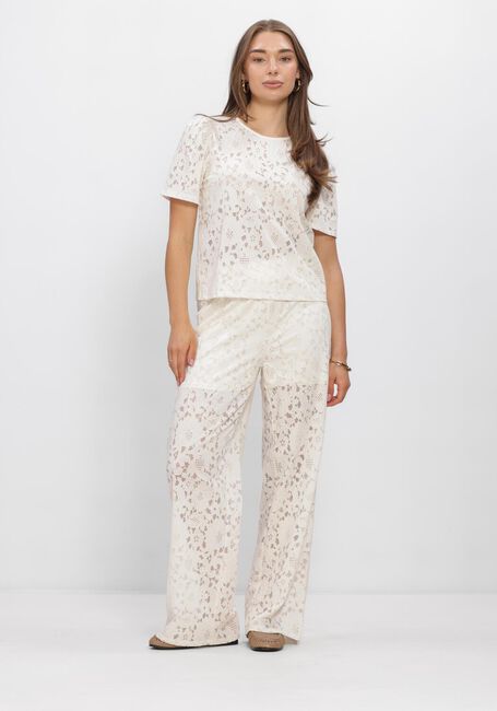 OBJECT Pantalon large OBJBIANCA MW WIDE PANT en blanc - large
