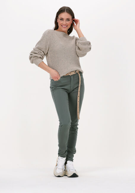 SIMPLE Pull KNITTED SWEATER SOLIS STRUC en gris - large