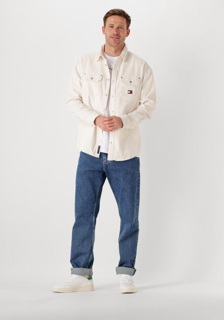 Ecru TOMMY JEANS Casual overhemd TJM RLX CORD SHIRT EXT - large
