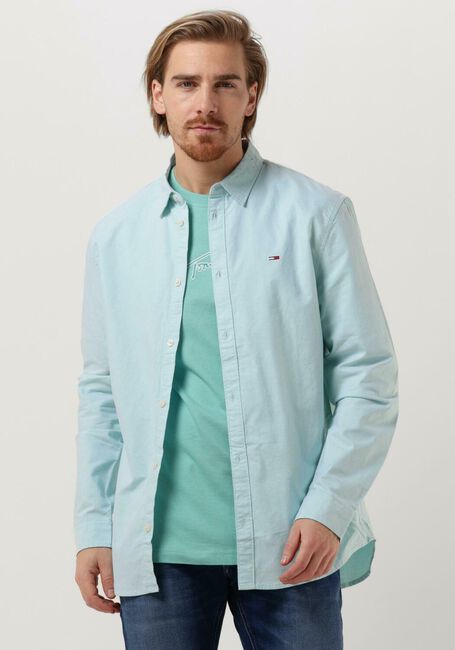 TOMMY JEANS Chemise d&eacute;contract&eacute; TJM CLASSIC OXFORD SHIRT Bleu clair - large