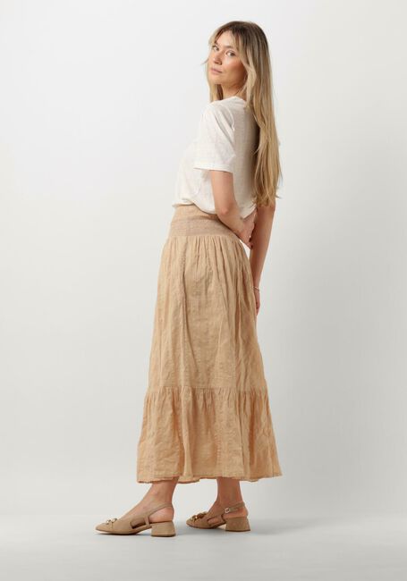 Zand RUBY TUESDAY Maxirok SALI LONG SKIRT WITH SMOCK WAISTBAND AND FULL PLACKET - large