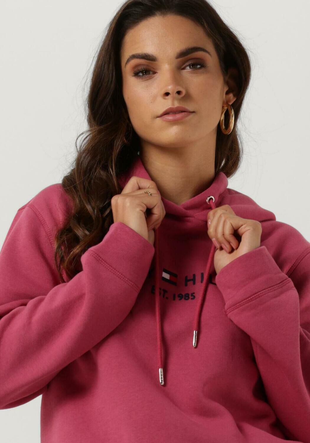Tommy hilfiger hoodie rood dames top