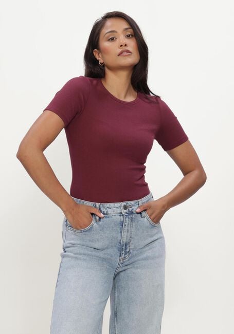 Bordeaux MODSTR&Ouml;M Top IGORMD SHORT T-SHIRT - large