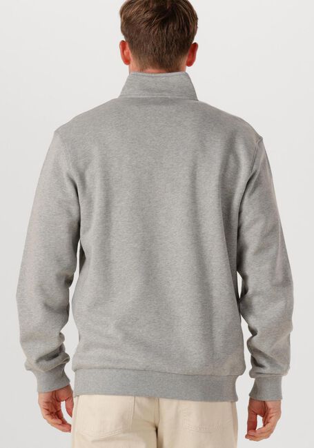 LES DEUX Chandail NORREGAARD TONAL HALF-ZIP SWEATSHIRT en gris - large