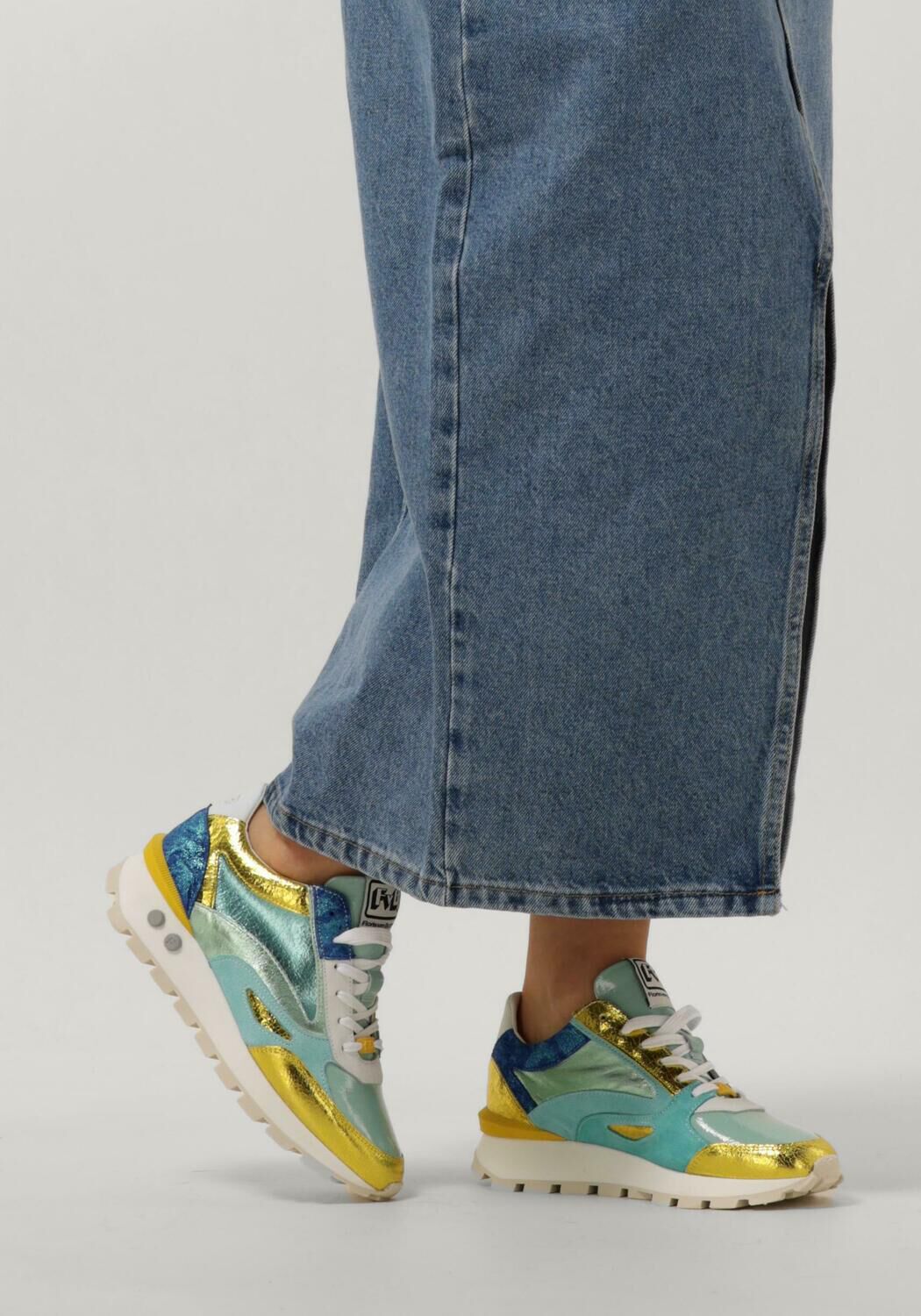 Gele FLORIS VAN BOMMEL Sneakers SFW-10097 - large