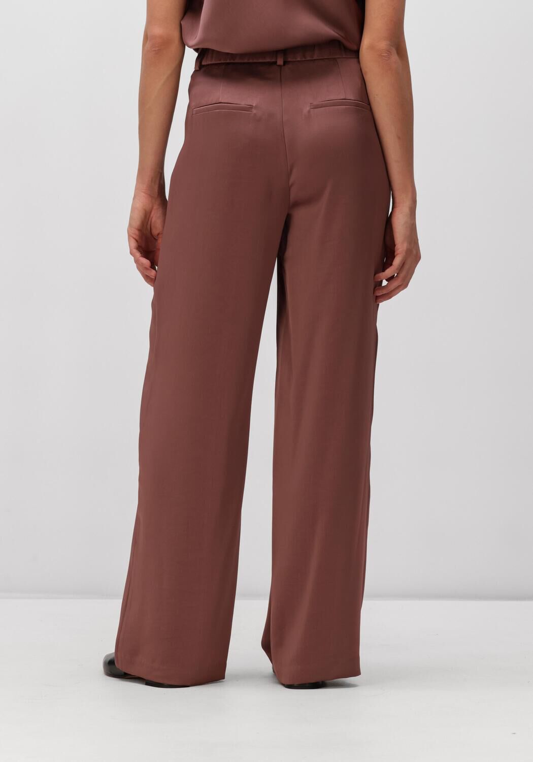 NOTRE-V Pantalon large NV-HELLA en rose - large