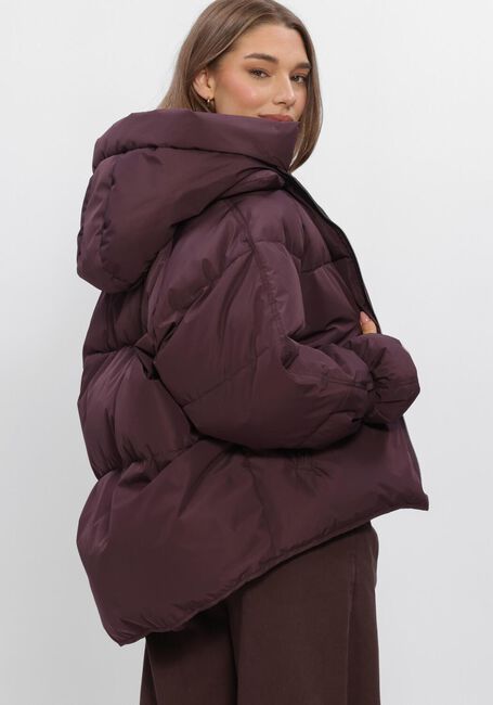 Bordeaux WITHBLACK Gewatteerde jas WBLKYLIE REAL DOWN JACKET - large