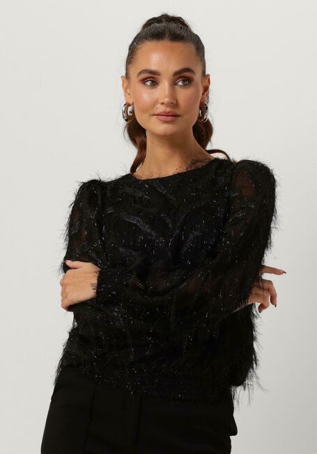 SUMMUM TOP FLUFFY Blouses en noir - large