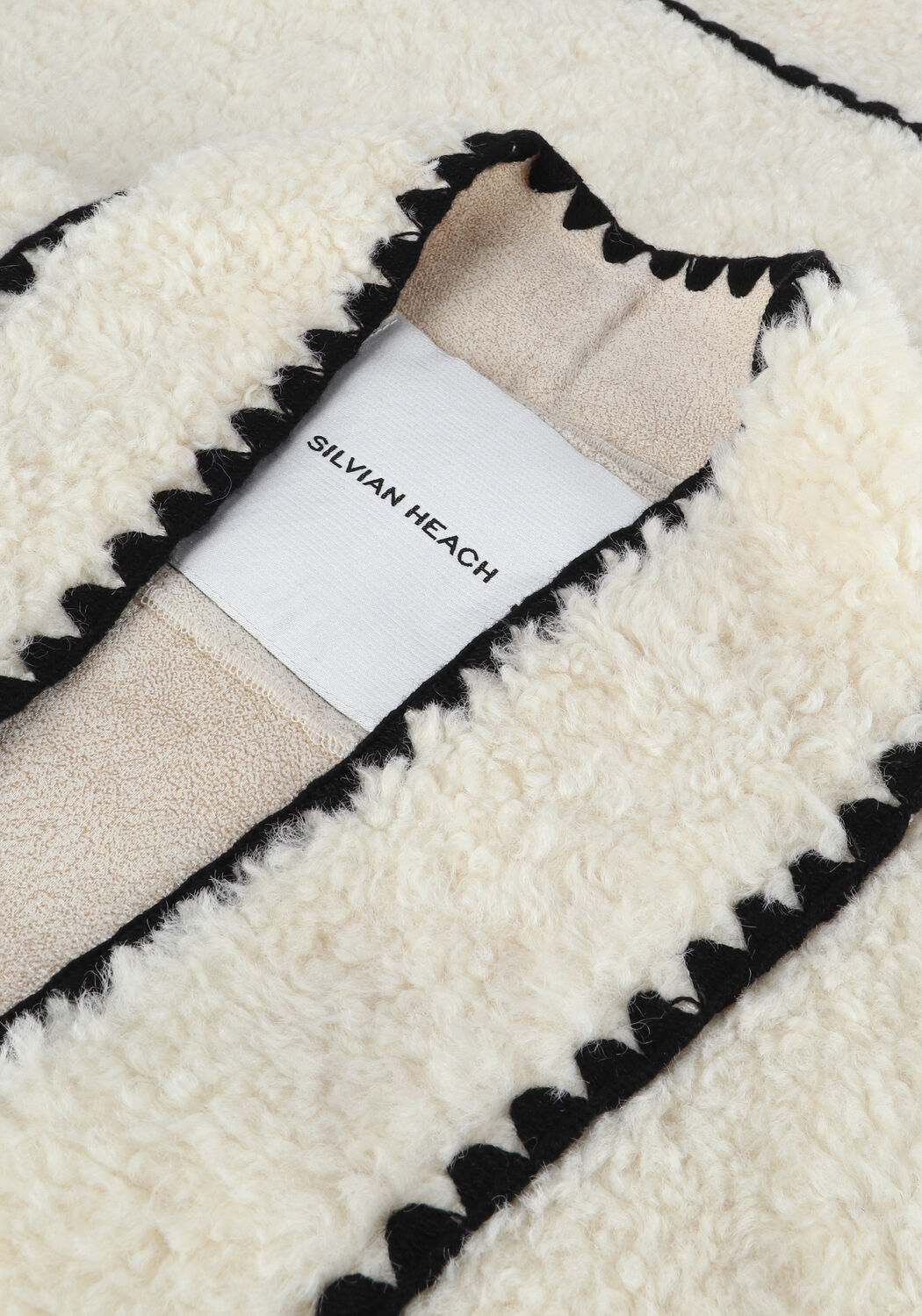 SILVIAN HEACH Manteau Teddy SHEEPSKIN JACKET VARME en blanc - large