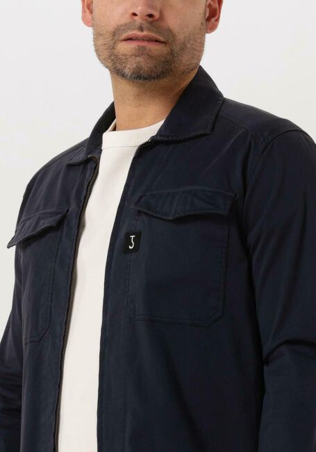 Donkerblauwe BUTCHER OF BLUE Overshirt SURFACE OVERSHIRT - large