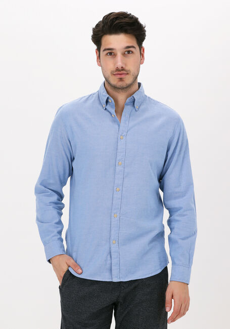 SELECTED HOMME Chemise décontracté SLHSLIMFLANNEL SHIRT LS W NOOS Bleu clair - large
