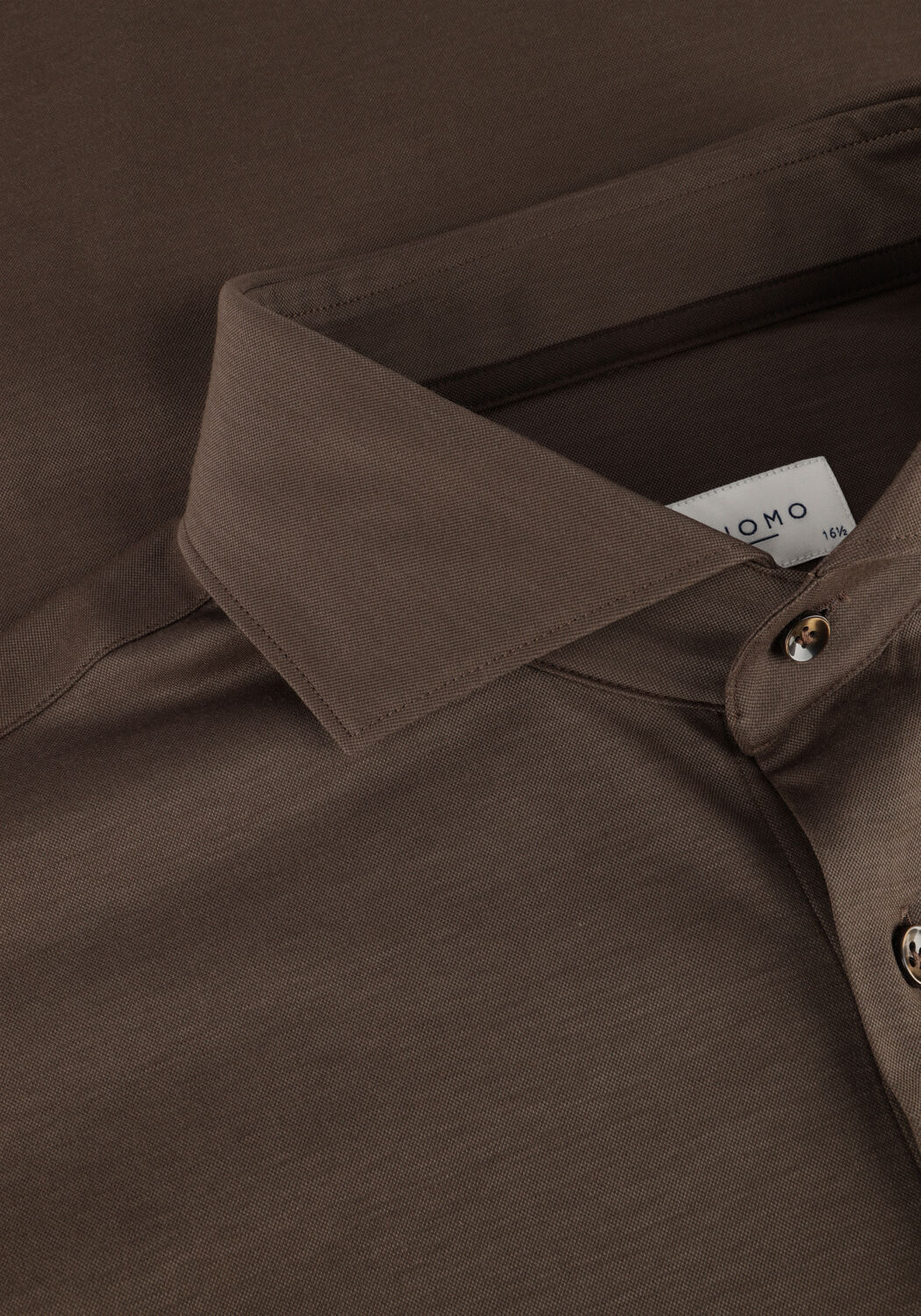 PROFUOMO Chemise classique SHIRT X-CUTAWAY SC SF JAPANESE KNITTED en taupe - large