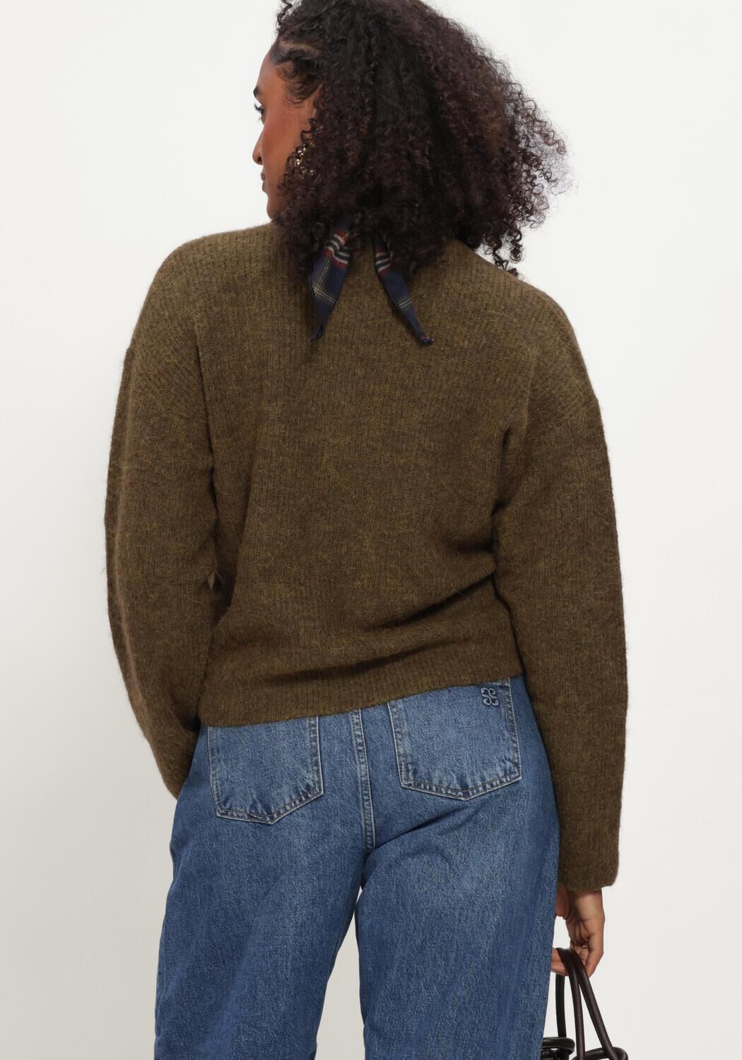 MINUS Gilet MSCHRISTA KNIT CARDIGAN en vert - large
