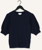 MINUS Haut LIVA KNIT TEE Bleu foncé MINUS Haut LIVA KNIT TEE Bleu foncé - medium