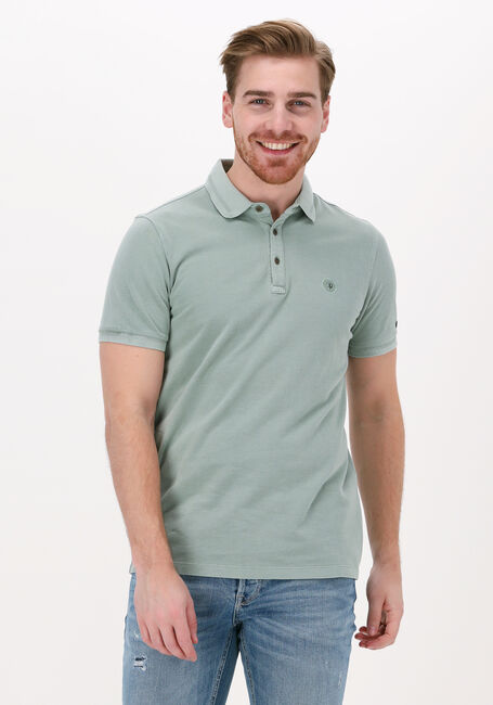 CAST IRON Polo SHORT SLEEVE POLO COTTON GD PIQUE en vert - large