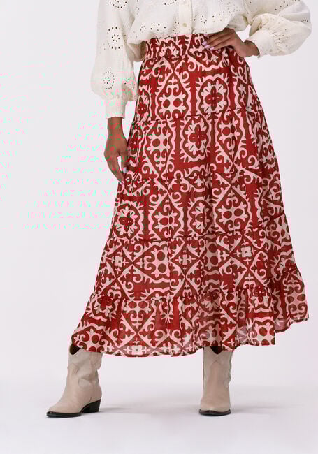 AMAYA AMSTERDAM Pantalon DANI en rouge - large
