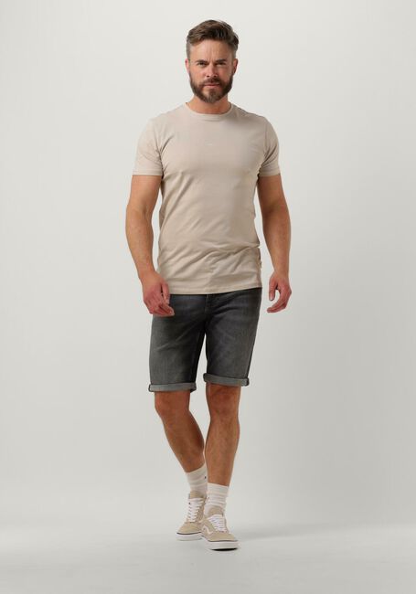 PUREWHITE T-shirt TSHIRT WITH SMALL LOGO ON CHEST AND TRIANGLE GRADIENT PRINT AT BACK Sable - large