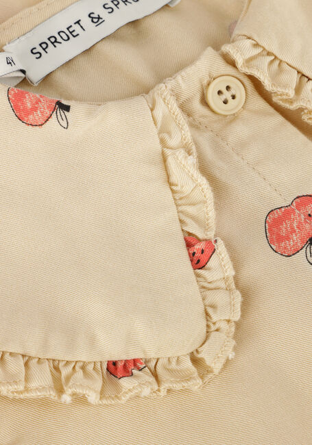 Beige Sproet & Sprout  BLOUSE APLLE PRINT - large