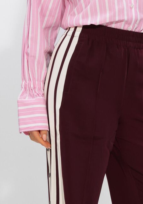 Bordeaux CATWALK JUNKIE Wijde broek SIDE BUTTON TRACKSUIT TROUSERS - large