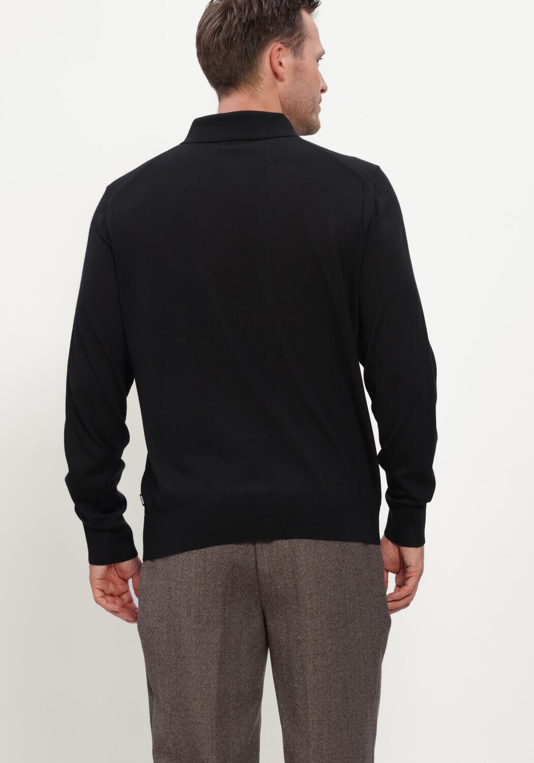 Zwarte BOSS BLACK Trui H-LANCIONE - large