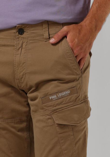 PME LEGEND Pantalon cargo NORDROP CARGO STRETCH TWILL en marron - large