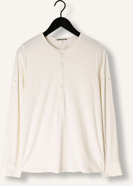 Beige VANILIA Top SOFT JERSEY HENLEY Beige VANILIA Top SOFT JERSEY HENLEY - large